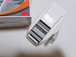 3M 스카치 원터치 테이프 디스펜서 커터기 오렌지/블랙 + 초강력 다용도 테이프 8매 — 5점을 준 리뷰어가 2024년 3월 올린 사용 사진