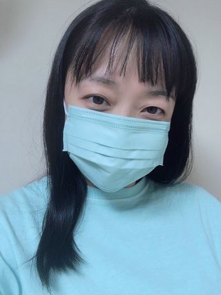 에어에이드 컬러 덴탈 마스크 — 5점을 준 리뷰어가 2021년 8월 올린 사용 사진