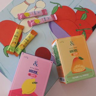 비타앤C 레몬맛, 망고맛 — 5점을 준 리뷰어가 2021년 6월 올린 사용 사진