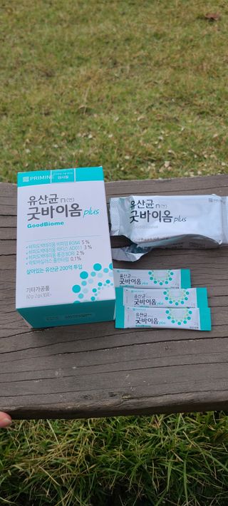 프리마인 유산균 국가지정연구소 선정, 살아있는 생유산균 200억 마리의 힘. 유산균n굿바이옴플러스 — 5점을 준 리뷰어가 2021년 10월 올린 사용 사진