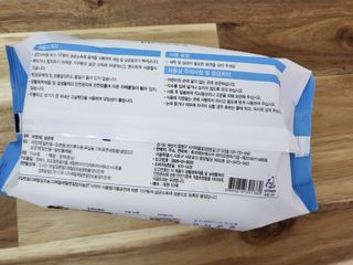 햅스 세균없는 주방 대형 2팩, HAPS sanitizer wipe — 5점을 준 리뷰어가 2022년 1월 올린 사용 사진
