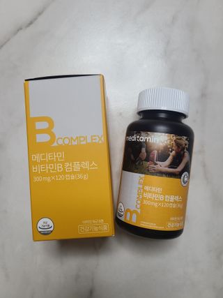 메디타민 비타민B 컴플렉스 — 5점을 준 리뷰어가 2021년 9월 올린 사용 사진