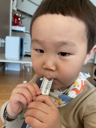 키즈텐플러스 연세 키즈텐 플러스 1개월 — 5점을 준 리뷰어가 2021년 4월 올린 사용 사진