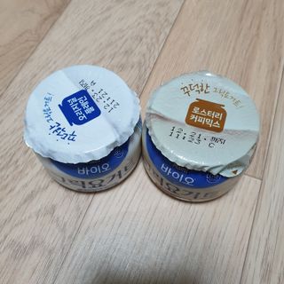 매일바이오 그릭요거트 오리지널 플레인 4개, 로스터리 커피믹스 4개 — 5점을 준 리뷰어가 2021년 12월 올린 사용 사진
