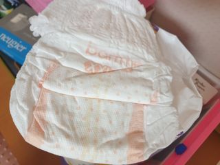 오브맘 밤 프리미엄 아기 기저귀 팬티형 밴드형 — 5점을 준 리뷰어가 2021년 1월 올린 사용 사진
