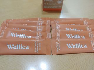 웰리카 다이어트 프로바이오틱스 10포 — 4.5점을 준 리뷰어가 2021년 3월 올린 사용 사진