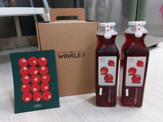 [바이윙클] 페르시아 유기농 석류 착즙주스 750ml 2병 + 선물박스 세트 — 5점을 준 리뷰어가 2022년 3월 올린 사용 사진
