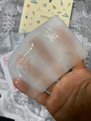 세뚜아(Cettua) [세뚜아] 모이스처 밸런싱 페이셜 마스크 Cettua Moisture Balancing Facial Mask 5매 — 5점을 준 리뷰어가 2023년 12월 올린 사용 사진