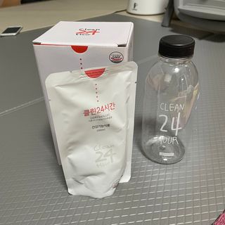 클린24시간 1BOX(5포) + 전용보틀(500ml) — 4점을 준 리뷰어가 2022년 7월 올린 사용 사진