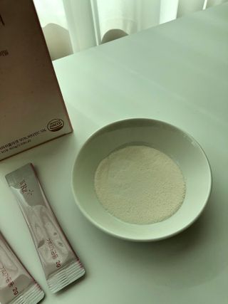 방방곳곳 청수체 콜라겐 — 5점을 준 리뷰어가 2022년 2월 올린 사용 사진