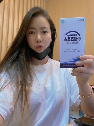 자연에온 아르긴포스 L-아르기닌 5555mg 스틱 15개입 1박스 — 5점을 준 리뷰어가 2021년 4월 올린 사용 사진