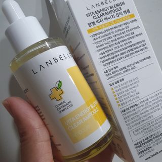 랑벨 비타 에너지 잡티 앰플 50ml 고농축 비타민, 저자극, 수분 촉촉, 미백 앰플 — 5점을 준 리뷰어가 2022년 3월 올린 사용 사진