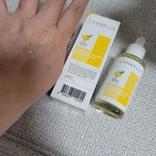 랑벨 비타 에너지 잡티 앰플 50ml 고농축 비타민, 저자극, 수분 촉촉, 미백 앰플 — 5점을 준 리뷰어가 2022년 4월 올린 사용 사진