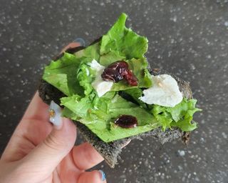 참살이도시락 작심삼일 샐러드도시락 3개 맛보기 새벽배송 또는 택배배송 — 5점을 준 리뷰어가 2021년 8월 올린 사용 사진