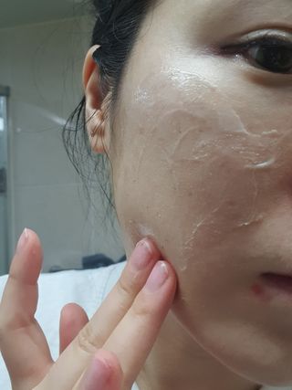 약손명가코스메틱 헤르비스 아로마 크림팩 50ml — 5점을 준 리뷰어가 2021년 2월 올린 사용 사진