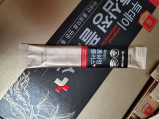 서울약사신협_투데이홍삼정플러스스틱_10g x 30포 — 5점을 준 리뷰어가 2021년 1월 올린 사용 사진