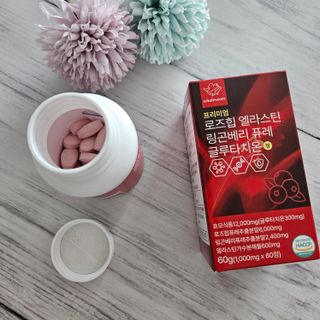 웨일섬 프리미엄 로즈힙 엘라스틴 링곤베리 퓨레 글루타치온 정 — 5점을 준 리뷰어가 2023년 7월 올린 사용 사진
