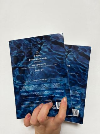 체르엠 그린 케비어 더블워터 마스크팩 5매입  2팩 — 4.5점을 준 리뷰어가 2021년 12월 올린 사용 사진