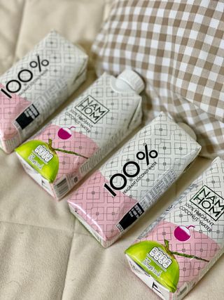 남홈 코코넛워터 주스 100퍼센트 — 5점을 준 리뷰어가 2021년 4월 올린 사용 사진