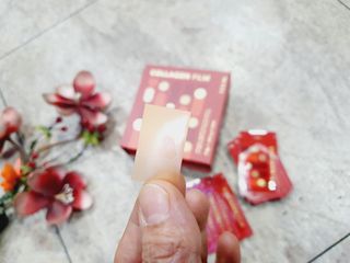 프리마인 귀족의 콜라겐, 92배 흡수율. 럭셔리 프리미엄 셀라브 콜라겐필름 30매 — 5점을 준 리뷰어가 2022년 5월 올린 사용 사진