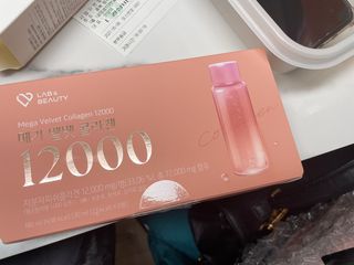 랩앤뷰티 메가 벨벳 콜라겐 12000 — 5점을 준 리뷰어가 2021년 5월 올린 사용 사진