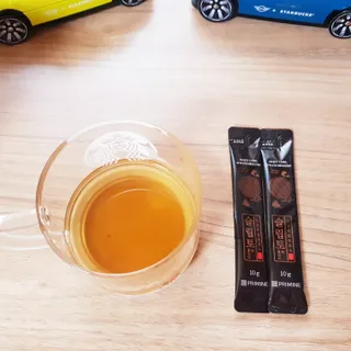 프리마인 자체 기업부설 연구소에서 찾아낸 건강한 수면의 비밀.  슬립토 플러스 30포 — 5점을 준 리뷰어가 2022년 5월 올린 사용 사진