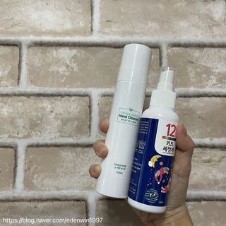 셀바이져 항균 스프레이 핸드워시 + 키즈세정제 SET — 5점을 준 리뷰어가 2021년 3월 올린 사용 사진