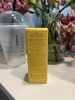 스킨큐어 산다화 비타민c 화이트닝 에센스 30ml — 2점을 준 리뷰어가 2024년 1월 올린 사용 사진