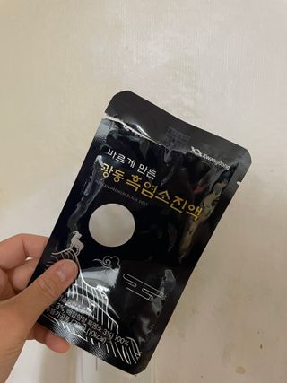 광동생활건강 MF [광동] 바르게 만든 광동 흑염소 진액 70ml * 30포 1박스 — 4.5점을 준 리뷰어가 2024년 5월 올린 사용 사진