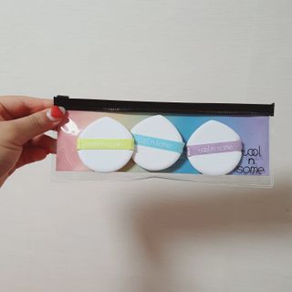 [툴앤썸] 메이크업 브러시로 바르고 호빵 스펀지로 클렌징하는 A-Z 뷰티툴 5종 — 5점을 준 리뷰어가 2021년 1월 올린 사용 사진