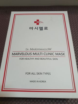 닥터마시멜로 마블러스 멀티 클리닉 마스크 — 4.5점을 준 리뷰어가 2021년 3월 올린 사용 사진
