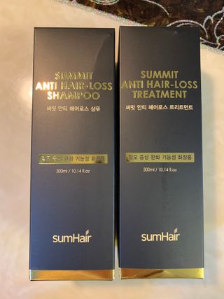 썸헤어 / SUMHAIR 썸헤어  써밋 안티 헤어로스 샴푸+트리트먼트 — 5점을 준 리뷰어가 2021년 6월 올린 사용 사진