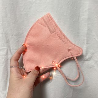 애니가드 셋업마스크 4컬러 각 10매입 [크리미베이지, 캐시미어로즈, 초콜렛브라운, 미드나잇네이비] — 5점을 준 리뷰어가 2022년 2월 올린 사용 사진