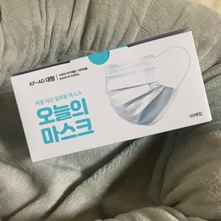 [심폐소생소] 오늘의마스크 KF-AD 비말차단 황사 여름용 마스크 — 5점을 준 리뷰어가 2021년 8월 올린 사용 사진
