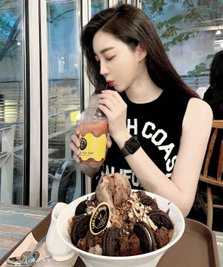 카페 더달달 [카페더달달 ] 빙수 택 1 + 음료 2잔 + 마카롱2개 — 5점을 준 리뷰어가 2021년 6월 올린 사용 사진