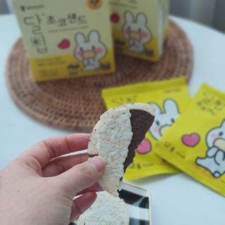 네이처오다 달칩 초코샌드 — 5점을 준 리뷰어가 2021년 1월 올린 사용 사진
