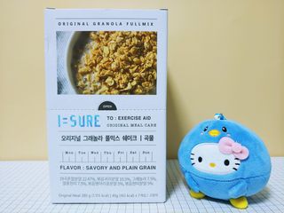 다미즐 [아이슈어] 맛있는 관리의 시작 그래놀라 풀믹스 쉐이크 4종 택 1/7일분/초콜릿, 고구마, 곡물, 바나나 — 5점을 준 리뷰어가 2021년 4월 올린 사용 사진