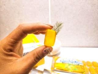 마요라 히말라야 솔트 캔디 2종-페퍼민트 맛, 라임민트 맛 — 4점을 준 리뷰어가 2023년 1월 올린 사용 사진