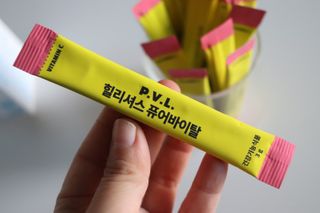 힐리셔스 퓨어바이탈 석류맛 — 5점을 준 리뷰어가 2021년 2월 올린 사용 사진