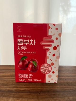 참앤들황토농원 7가지 맛! 탄산 톡톡! 스파클링! 데이앤 콤부차 7종 10포 1박스씩 ★총 7박스★ — 5점을 준 리뷰어가 2023년 3월 올린 사용 사진