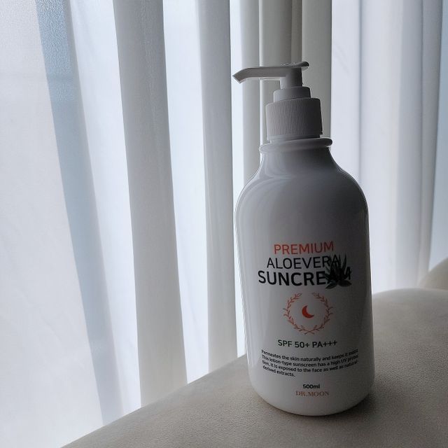 [닥터문] 프리미엄 알로에베라 선크림 500ml 리뷰 사진