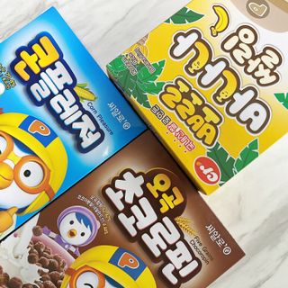 씨알푸드 뽀로로 시리얼 3종 — 5점을 준 리뷰어가 2022년 2월 올린 사용 사진