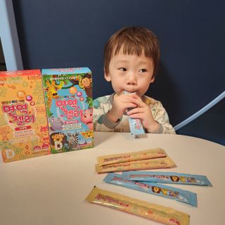 다나음 셀렌에 빠진 아연면역젤리 열대과일맛+사과맛 — 5점을 준 리뷰어가 2023년 1월 올린 사용 사진