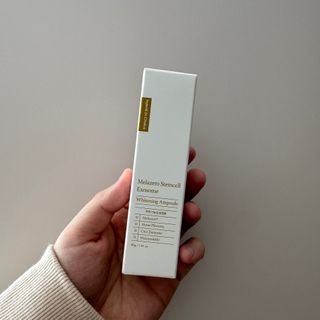 하이브리온 [쿠팡 구매평] 닥터초이스 멜라제로 스템셀 엑소좀 화이트닝 앰플 40g , 1개 — 5점을 준 리뷰어가 2025년 2월 올린 사용 사진