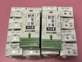 완전두유 국산콩 저당 3종 — 5점을 준 리뷰어가 2022년 10월 올린 사용 사진