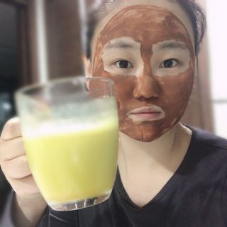 약손명가코스메틱 심결 깨어나는 맑음 팩 — 5점을 준 리뷰어가 2021년 2월 올린 사용 사진