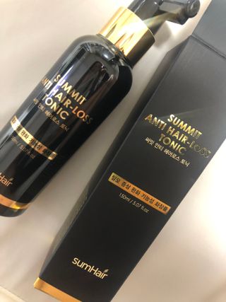 썸헤어 / SUMHAIR 썸헤어 써밋 안티 헤어로스 토닉 — 5점을 준 리뷰어가 2021년 5월 올린 사용 사진