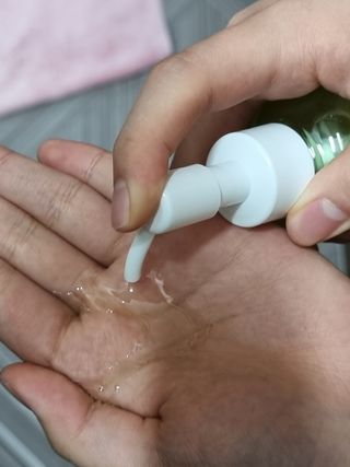스킨큐어 산다화 순한 클렌징 동백 오일 200ml — 5점을 준 리뷰어가 2023년 3월 올린 사용 사진