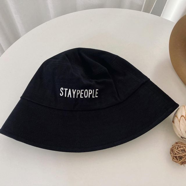 [스테이피플] STAYPEOPLE BUCKET HAT (BLACK) 리뷰 사진