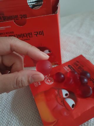 [푸름웰니스] 라바 멀티비타민 구미 36g — 5점을 준 리뷰어가 2022년 3월 올린 사용 사진